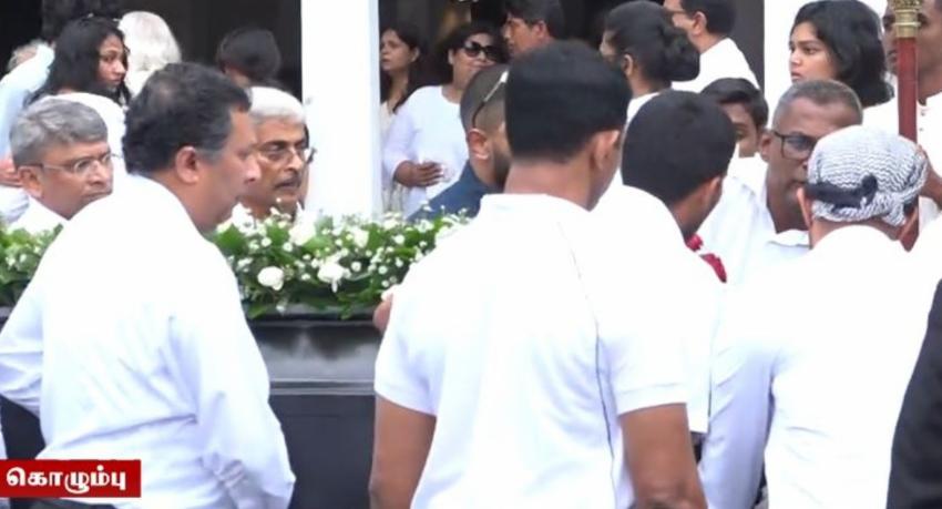 தினேஷ் ஷாப்டரின் பூதவுடல் நல்லடக்கம்